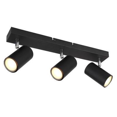 Spot metalic negru MAT 35W 230V 3XGU10 57911-3b