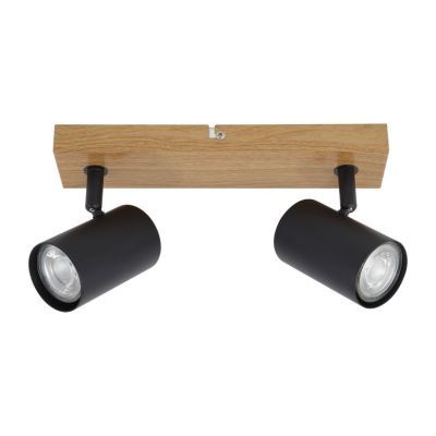 Spot ZINNIA AP2, IP20, 220-240V, negru, natur, metal KL162020 Spot ZINNIA AP2, IP20, 220-240V, negru, natur, metal KL162020
