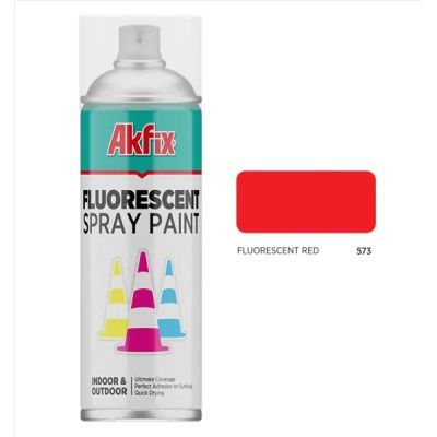 SPREDFL AKFIX VOPSEA SPRAY ROSU FLUORESCENT 400ML GW.380GR