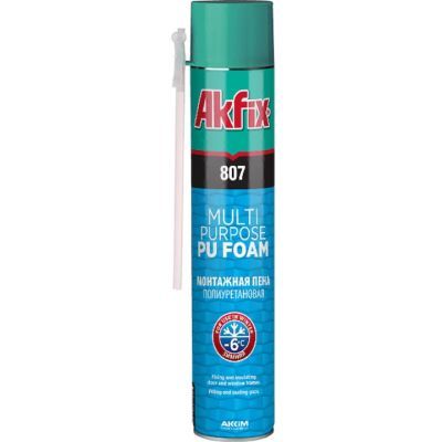 Spuma de montaj cu pai pentru iarna 750ml FA011W Akfix 807