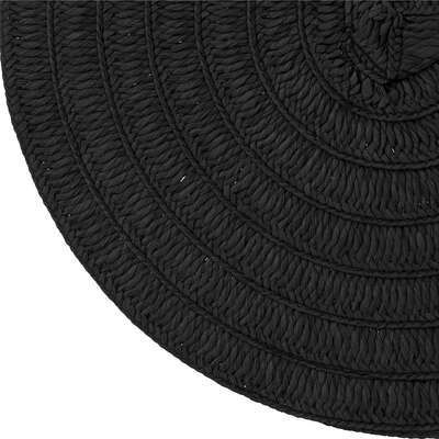Suport farfurie de masa negru D38 38 x 38 x 0.3 cm 188952a