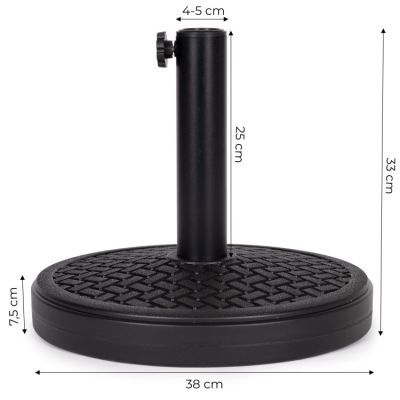 Suport pentru umbrela gradina, 12 kg, B-012Q