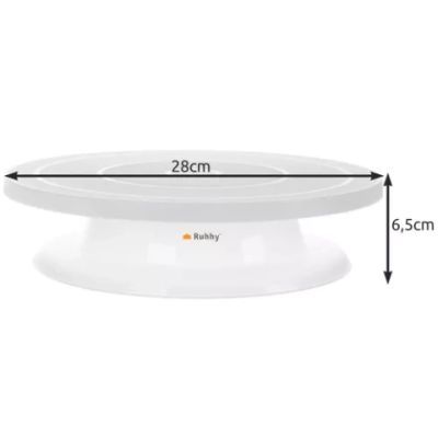 Suport rotativ pentru tort + 3 spatule 18908