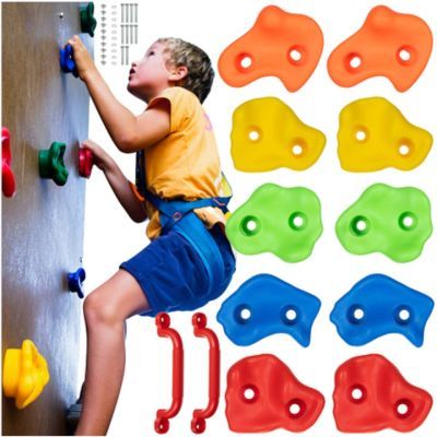 Suporturi pentru catarare 12 bucati Kruzzel 25394