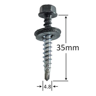 Surub autof TB 4.8*35 Ral 7016 gri antracit Surub autof TB 4.8*35 Ral 7016 gri antracit