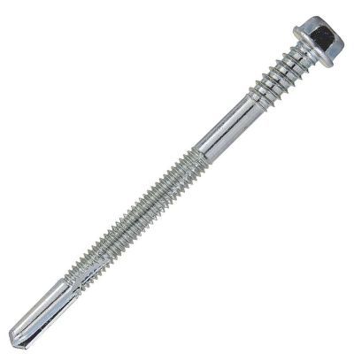 Surub SDS hexagonal 4-12mm pentru panouri 6,3/5,5x80 SW8 zicant alb 6624 Surub SDS hexagonal 4-12mm pentru panouri 6,3/5,5x80 SW8 zicant alb 6624