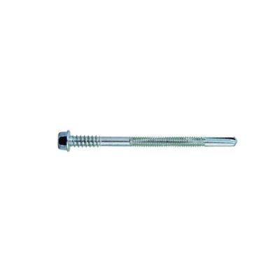 Surub SDS hexagonal 4-12mm pentru panouri 6,3/5,5x90 SW8 zincat alb 6625