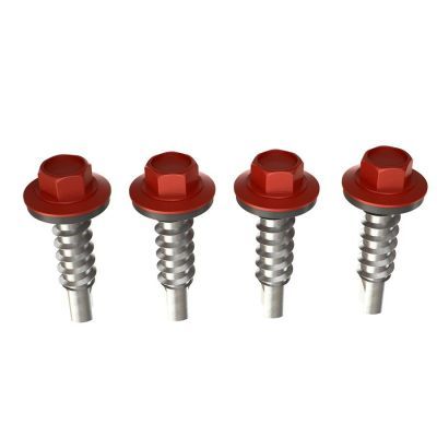 Holsurub pentru fixare tabla pe tabla, Bilka, 4.8X20, RAL 3011, 250BUC/CUTIE