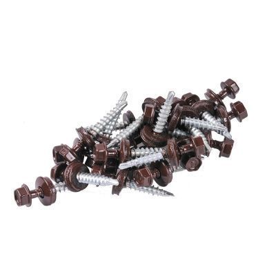 Holsurub pentru fixare metal pe suport din lemn, Bilka, 4.8X55, RAL 8017, 100BUC/CUTIE