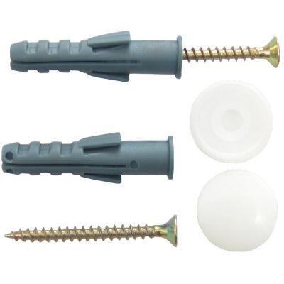 Suruburi fixare oglinda alb- 649016