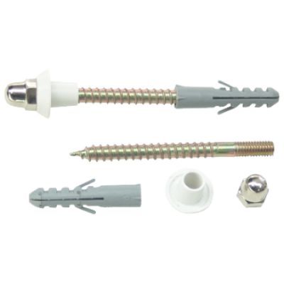Suruburi fixare WC crom 2PCS DM6 L70 650001