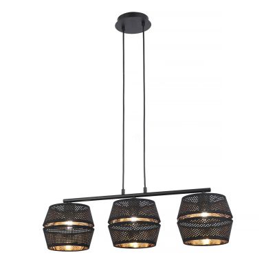 Suspensie FREYA SP3, IP20, 220-240V, E27, negru, metal KL113021