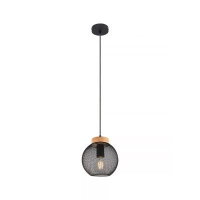 Suspensie MATROZ SP1, KL111105, 1xE27, negru, natur