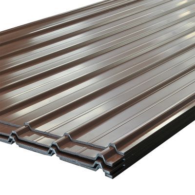 Tablă cutată, T12 0.25x910x1500mm, maro (RAL 8017)