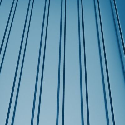 Tabla cutata T8 acoperis ral 5010 0.40mm lucios 2200X1200