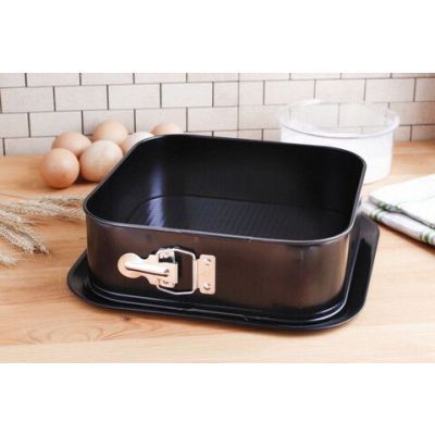 Tava de copt patrata non stick negru 24x24cm 990-47