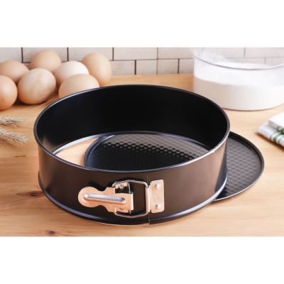 Tava de copt rotunda non stick negru 26cm