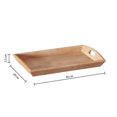 Tava din bambus 44x29cm 111539A