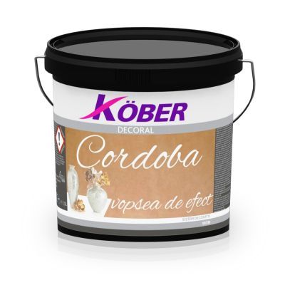 Vopsea decorativa Decoral Cordoba aluminiu, interior, silence 8, 1.5 L