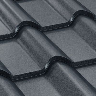 Tigla metalica balcanic 35 RAL 7016 mat 0.45 2.93x1.18 m