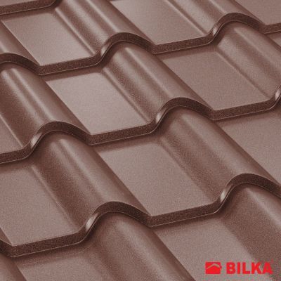 Tigla metalica clasic 35 RAL 8017 0.40 mm 1.17x1.2 m