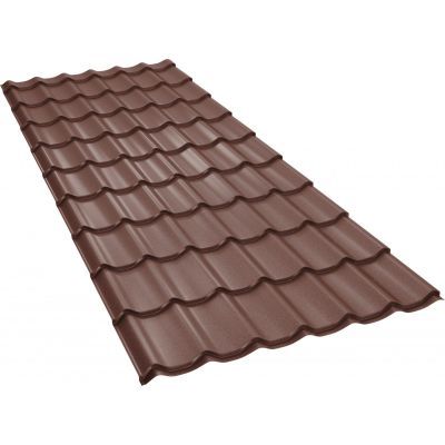 Tigla metalica clasic 35 RAL 8017 0.40 mm 2.95x1.20m