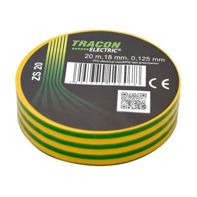 TK Banda izolatoare 20 m x 18 mm verde-galben ZS20 EL0030394