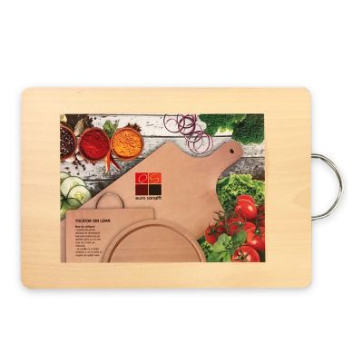 Tocator cu maner metal mijlociu 33X20CM 6060
