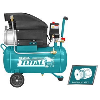 Total compresor aer 24L 8Bar 1100W TC202461E