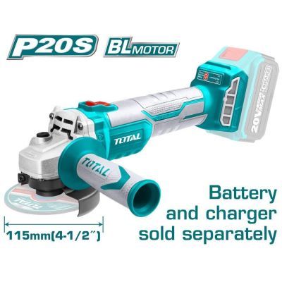 Total Polizor unghiular 115mm li-ion 20V TAGLI201158