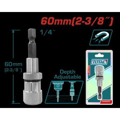 Total prelungitor de biti magnetic 60mm TAC464601 Total prelungitor de biti magnetic 60mm TAC464601