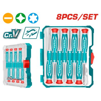 Total-Set 8 surubelnite de precizie- CR-V THT250826