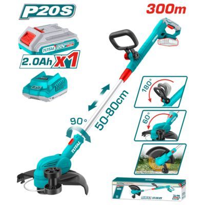 Total-Trimmer tuns iarba LI-ON 20V (include acumulat) TGTLI203285