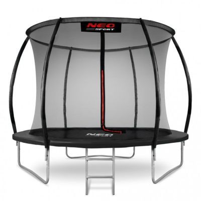 Trambulina de gradina 2,4 m/252 cm cu plasa si scara de exterior Neo-Sport NS-08Z221