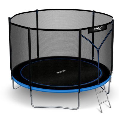 Trambulina de gradina de 183 cm cu plasa si scara pentru exterior Neo-Sport NS-06Z221