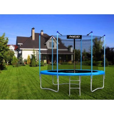 Trambulina de gradina profilata 8ft/252cm cu plasa interioara Neo-Sport Ns-08c231