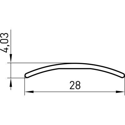 trecere niv.surub ascuns tns86-cires2.7m