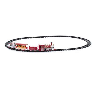 Tren de Craciun luminos 16 piese muzical cu miscare 1 LED 143108
