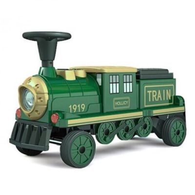 Trenulet electric SX1919 verde pentru copii 01178