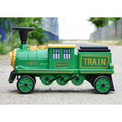 Trenulet electric SX1919 verde pentru copii 01178