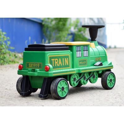 Trenulet electric SX1919 verde pentru copii 01178