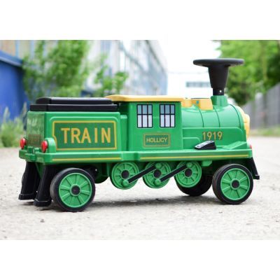 Trenulet electric SX1919 verde pentru copii 01178