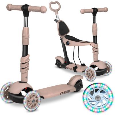 Trotineta cu trei roti Ricokids Todi - bej 765402