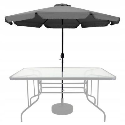 Umbrela mare de gradina 3m diagonala rupta cu manivela BEJ Sl-um003b