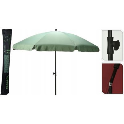 Umbrela Plaja H:200CM, D:185CM, Verde X11000520