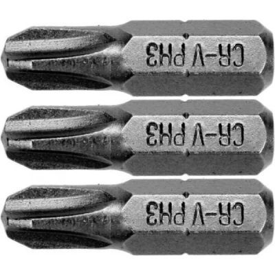 Set 3 Biti 1/4 PH3X25mm 65454