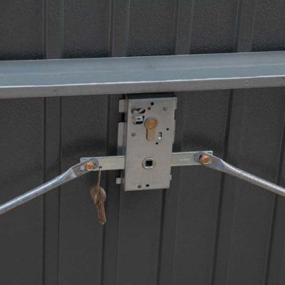 Usa garaj basculanta Hormann Light GSL, gri antracit (RAL 7016), 2500 x 2125 mm