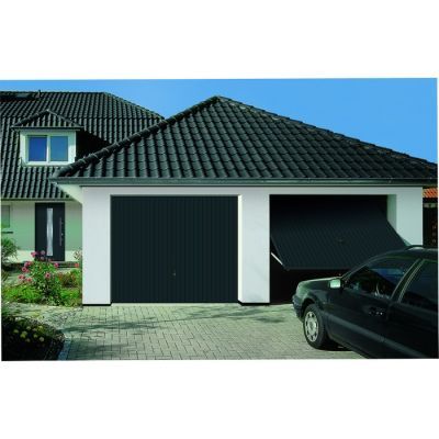 Usa garaj basculanta Hormann Light GSL, gri antracit (RAL 7016), 2500 x 2125 mm