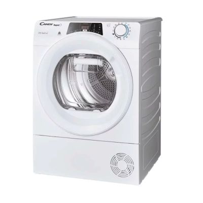 Uscator de rufe Candy Rapido, Pompa de caldura 8kg Clasa A++, Wifi, Easy case, Senzor uscare, Antisifonare, Ant