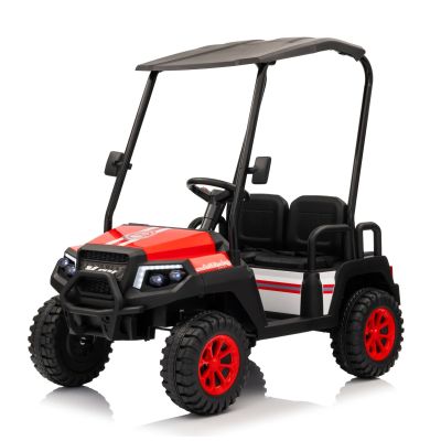 Utv electric pentru copii golf-kart 400 W rosu 02053